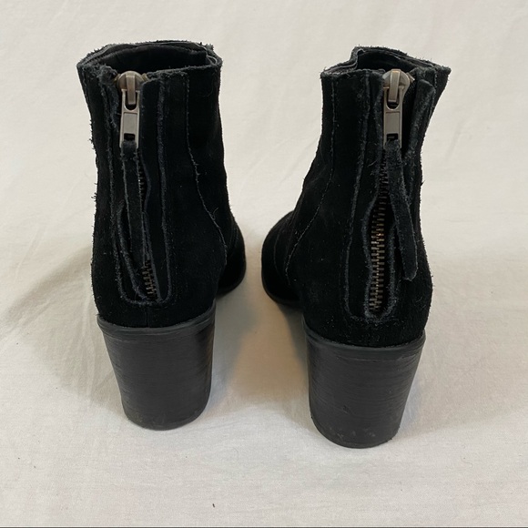 Crown Vintage- Black Suede Robbie Bootie - Picture 4 of 10